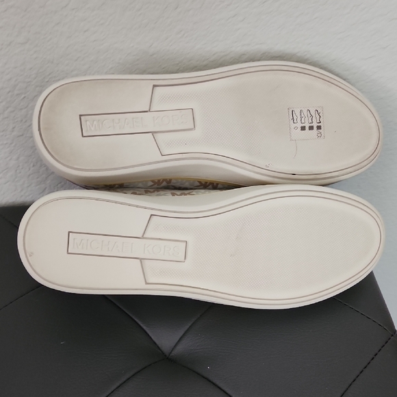 Michael Kors White and Yellow Sneakers - Picture 4 of 4